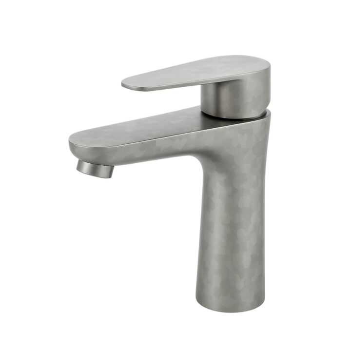 Baterie pentru lavoar INOX, gri, Rubano